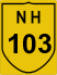 National Highway 103 (NH103) Map