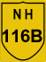 National Highway 116B (NH116B) Map