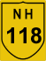 National Highway 118 (NH118) Map