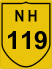 National Highway 119 (NH119) Map