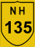 National Highway 135 (NH135) Map