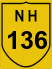 National Highway 136 (NH136) Map