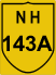National Highway 143A (NH143A) Map