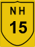 National Highway 15 (NH15) Map