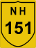 National Highway 151 (NH151) Map