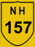 National Highway 157 (NH157) Map