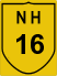 National Highway 16 (NH16) Map