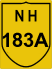 National Highway 183A (NH183A) Map