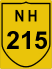 National Highway 215 (NH215) Map