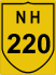 National Highway 220 (NH220) Map