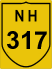 National Highway 317 (NH317) Map