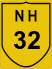 National Highway 32 (NH32) Map