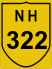 National Highway 322 (NH322) Map