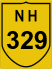 National Highway 329 (NH329) Map