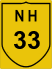National Highway 33 (NH33) Map