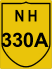 National Highway 330A (NH330A) Map
