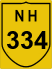 National Highway 334 (NH334) Map