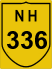 National Highway 336 (NH336) Map