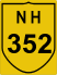 National Highway 352 (NH352) Map