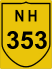 National Highway 353 (NH353) Map
