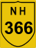 National Highway 366 (NH366) Map