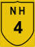 National Highway 4 (NH4) Map
