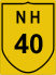 National Highway 40 (NH40) Map