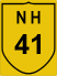 National Highway 41 (NH41) Map
