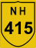 National Highway 415 (NH415) Map