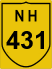 National Highway 431 (NH431) Map