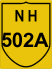 National Highway 502A (NH502A) Map