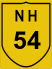 National Highway 54 (NH54) Map