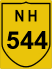 National Highway 544 (NH544) Map