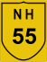National Highway 55 (NH55) Map