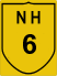 National Highway 6 (NH6) Map