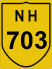 National Highway 703 (NH703) Map