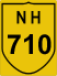 National Highway 710 (NH710) Map