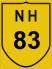 National Highway 83 (NH83) Map