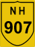 National Highway 907 (NH907) Map