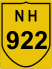 National Highway 922 (NH922) Traffic