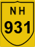 National Highway 931 (NH931) Map